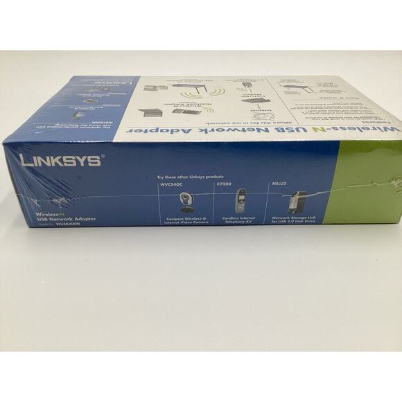 Sealed linksys wireless-N USB network adapter - Picture 2 of 3